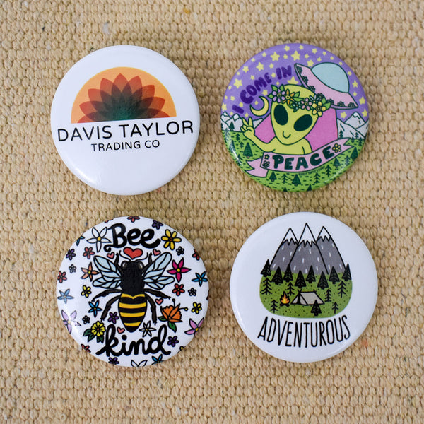 4 Pack of Adventure Buttons