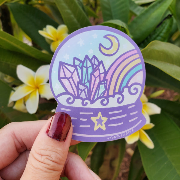 Crystal Ball Holographic Sticker